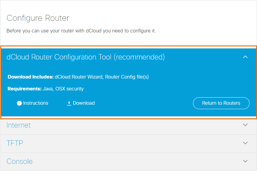 Configure Router